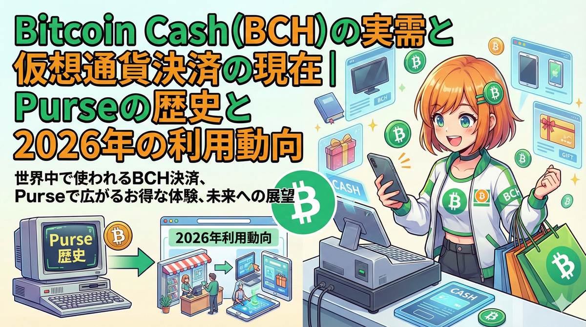 Bitcoin Cash（BCH）の送金方法｜2026年時点の手数料・反映時間と注意点