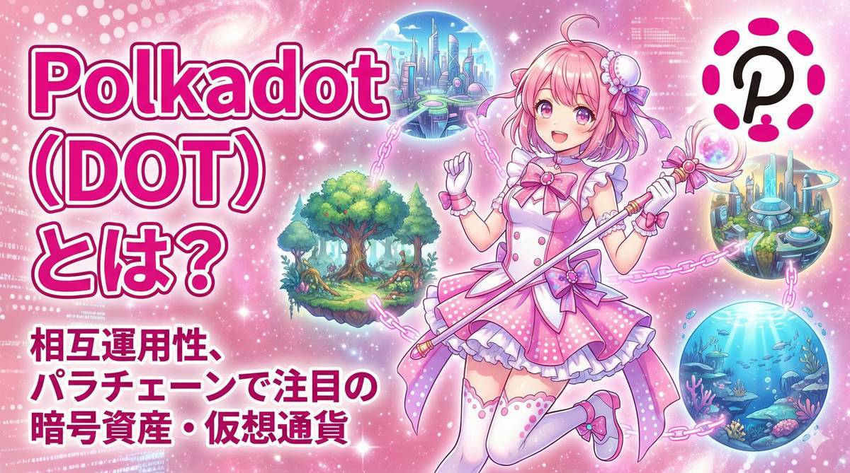 Polkadot(DOT)とは?相互運用性、パラチェーンで注目の暗号資産・仮想通貨