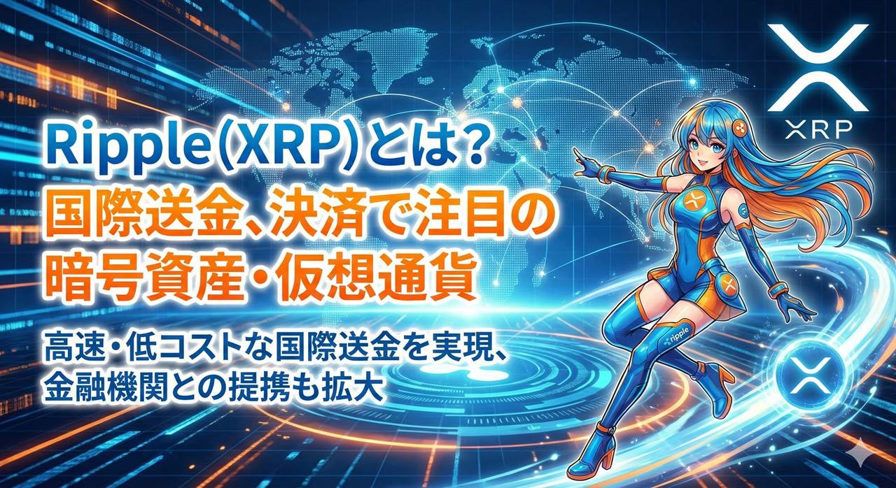 Ripple（XRP）とは？国際送金、決済で注目の暗号資産・仮想通貨