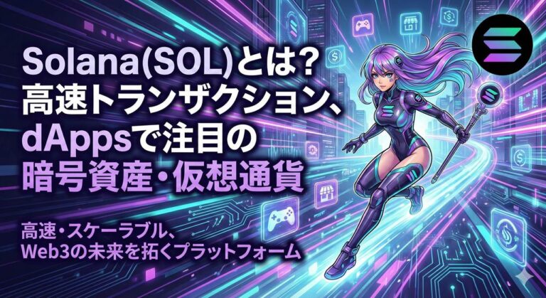 Solana（SOL）とは？高速トランザクション、dAppsで注目の暗号資産・仮想通貨