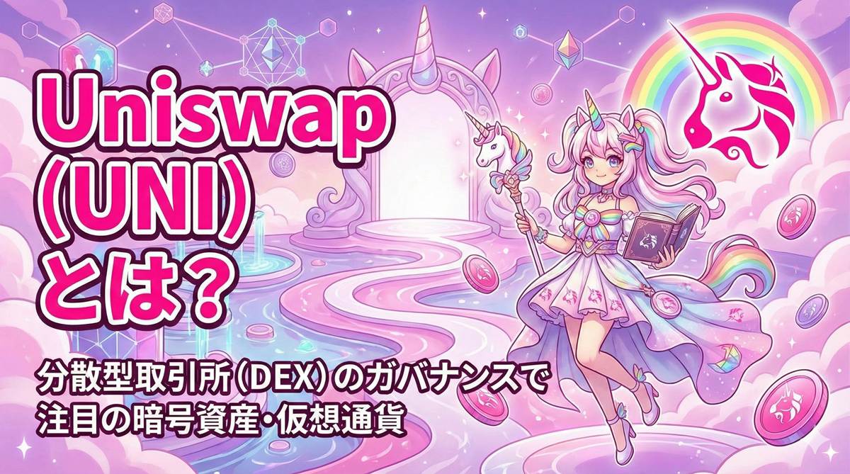 Uniswap（UNI）とは？分散型取引所（DEX）のガバナンスで注目の暗号資産・仮想通貨