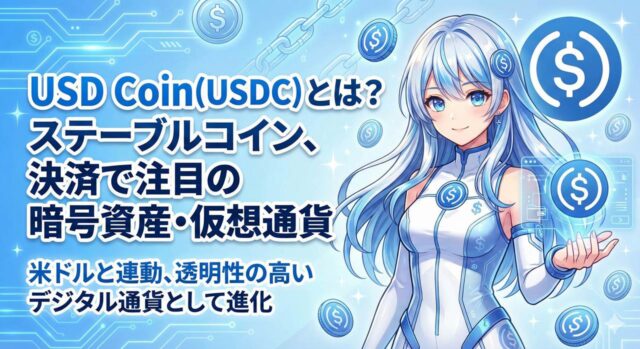 USD Coin（USDC）とは？ステーブルコイン、決済で注目の暗号資産・仮想通貨