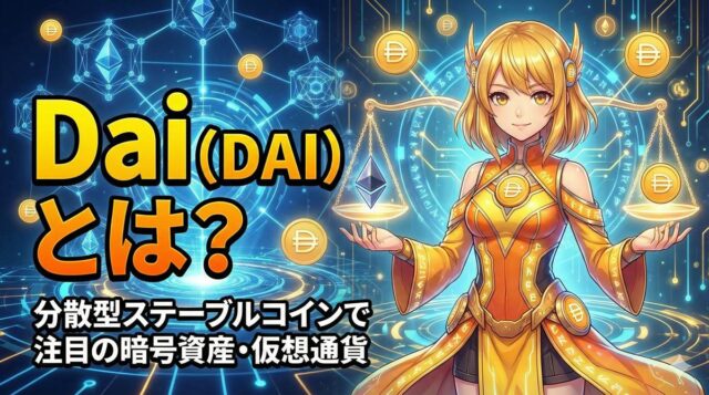 Dai（DAI）とは？分散型ステーブルコインで注目の暗号資産・仮想通貨